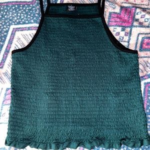 Dark green crop top